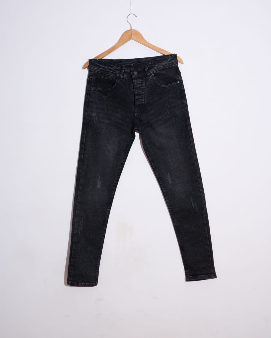 بنطلون جينز ليكرا سادة